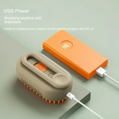 SteamyBrush™- Spazzola a Vapore per una Cura Completa del Pelo